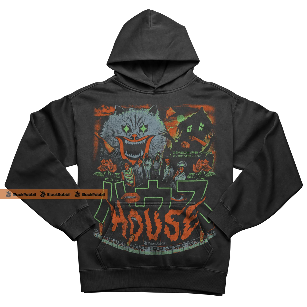 Graphic print hoodie.