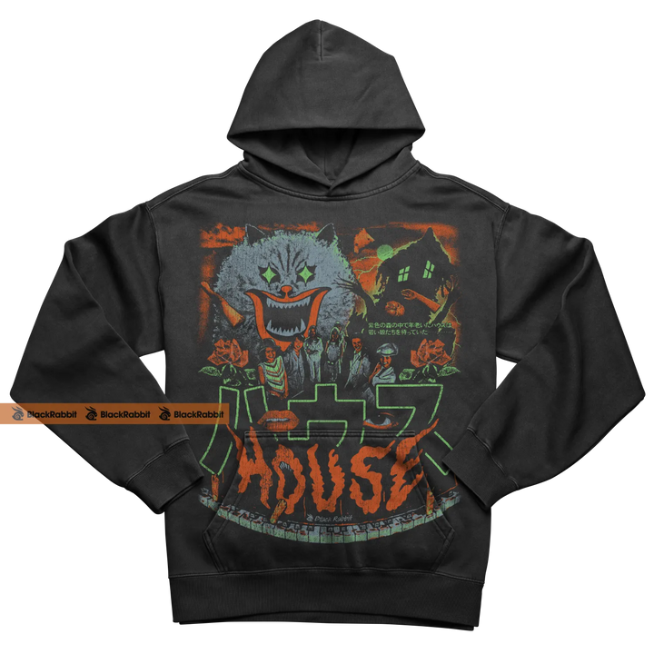 Graphic print hoodie.