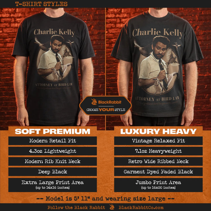 T-shirt styles comparison.
