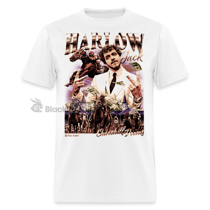 Jack Harlow Churchill Downs Vintage Bootleg Unisex Classic T-Shirt - white