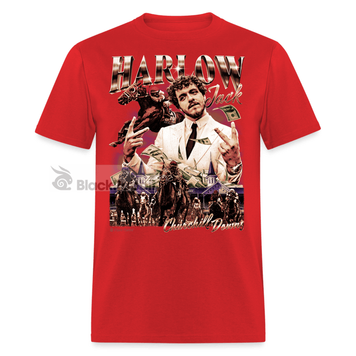 Jack Harlow Churchill Downs Vintage Bootleg Unisex Classic T-Shirt - red