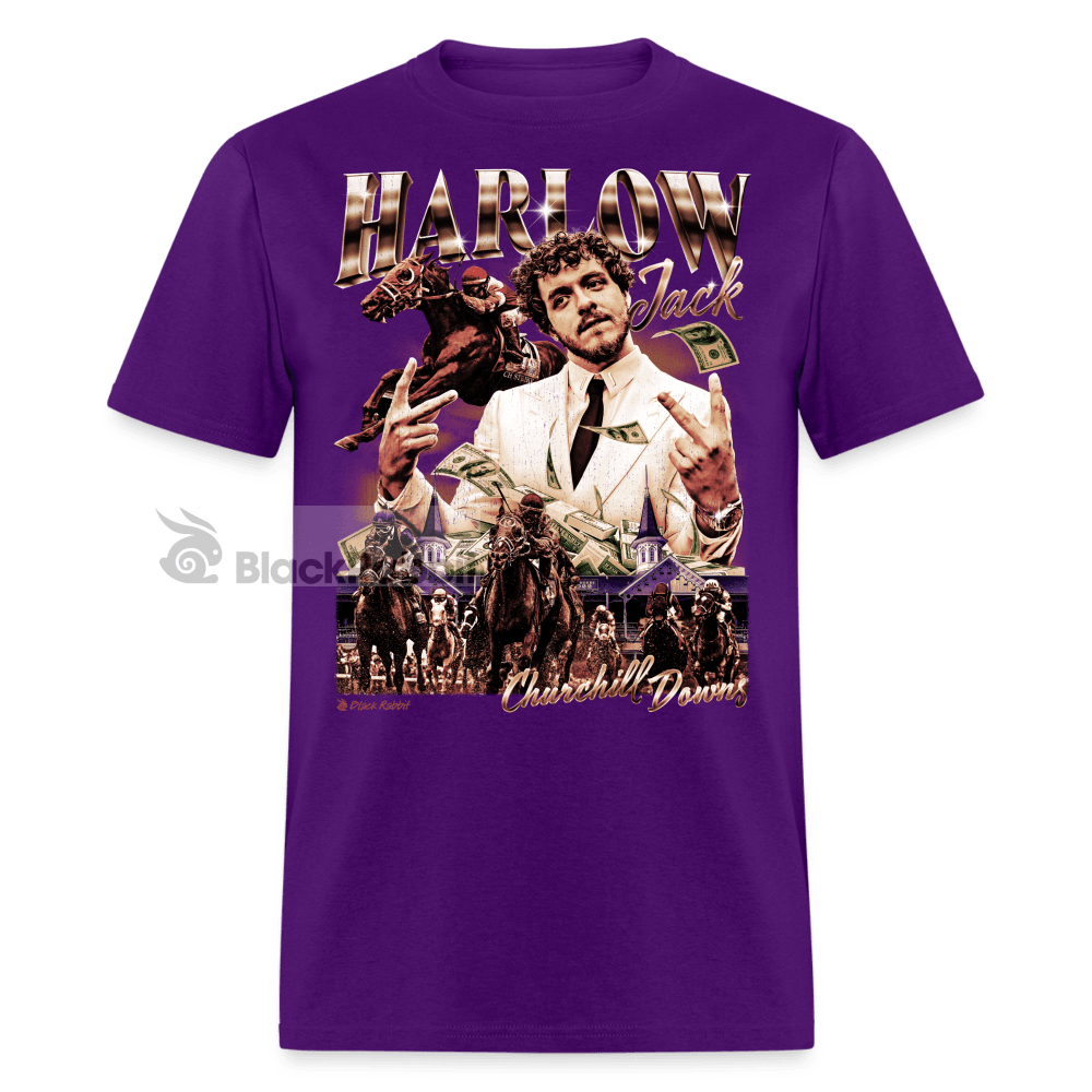 Jack Harlow Churchill Downs Vintage Bootleg Unisex Classic T-Shirt - purple