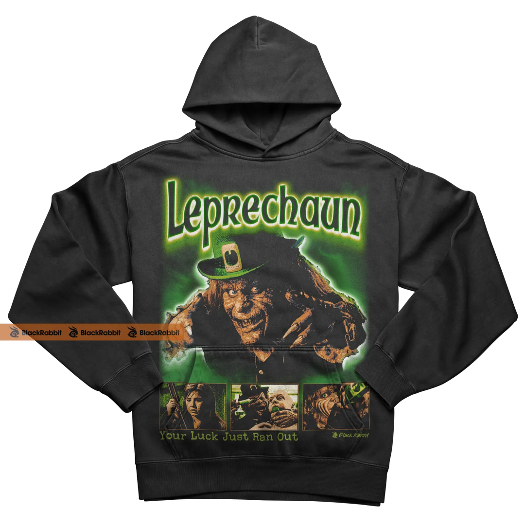 Black ’Leprechaun’ hoodie.