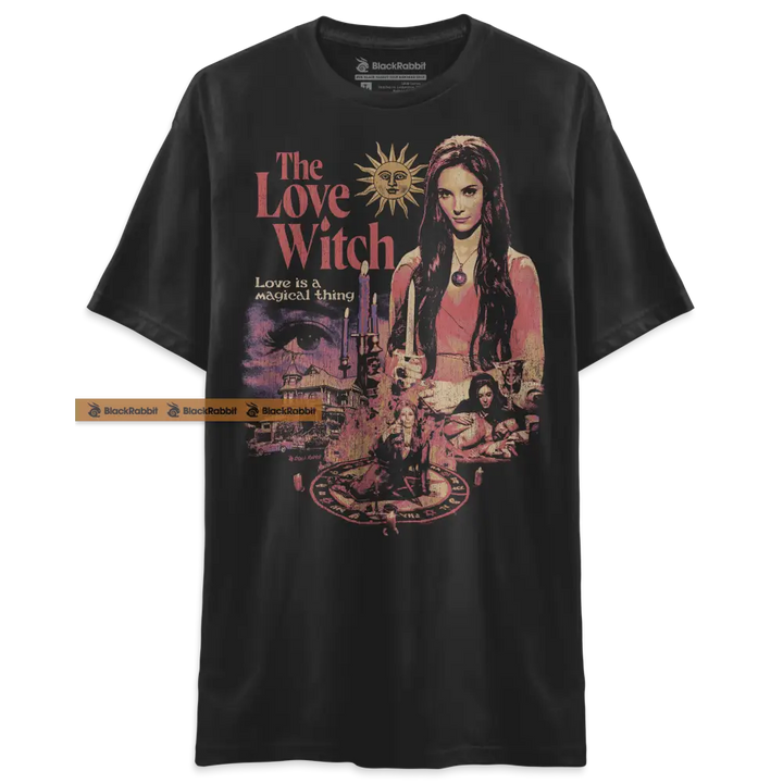 The Love Witch Retro Vintage Unisex Classic T-Shirt - black