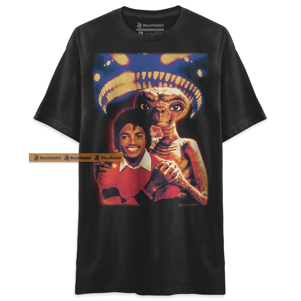 Michael Jackson and ET Best Friends 80s Retro Unisex