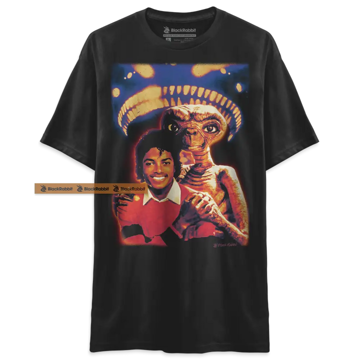 Michael Jackson and ET Best Friends 80s Retro Unisex