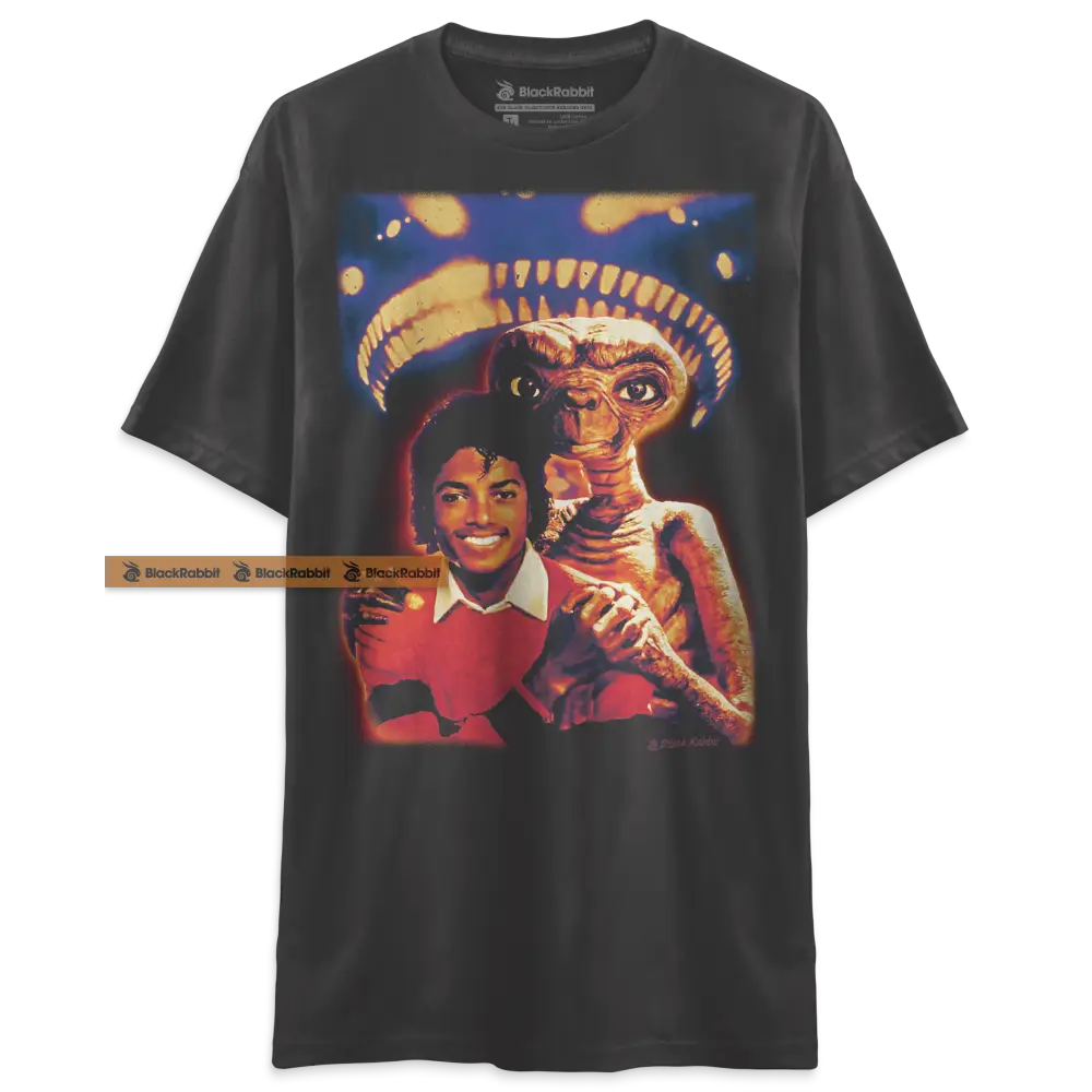 Michael Jackson and ET Best Friends 80s Retro Unisex