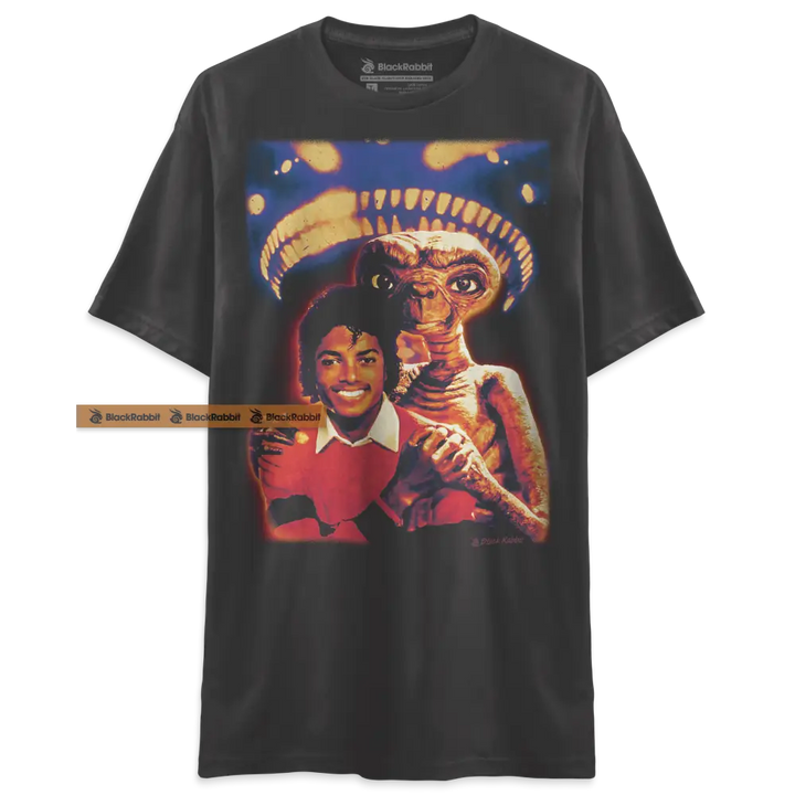 Michael Jackson and ET Best Friends 80s Retro Unisex