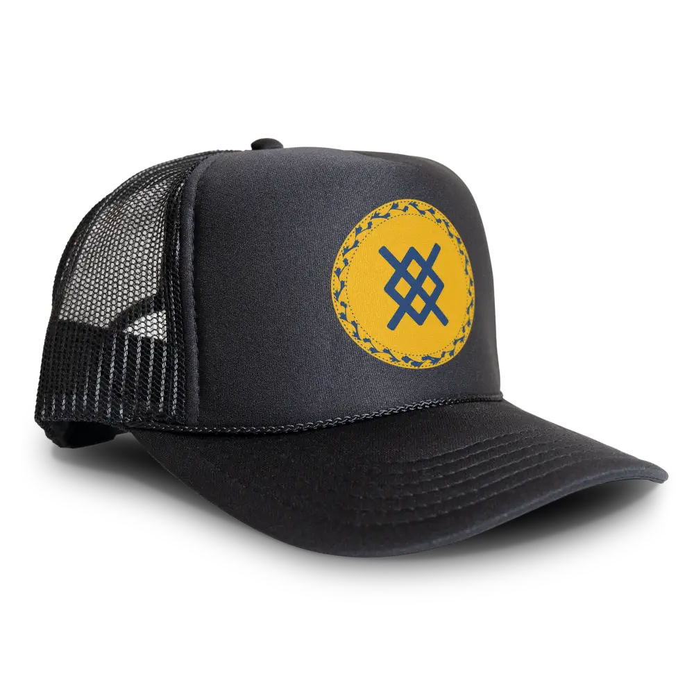 Midsommar Inguz Gebo Rune Snapback Hat Cap - Trucker Hat