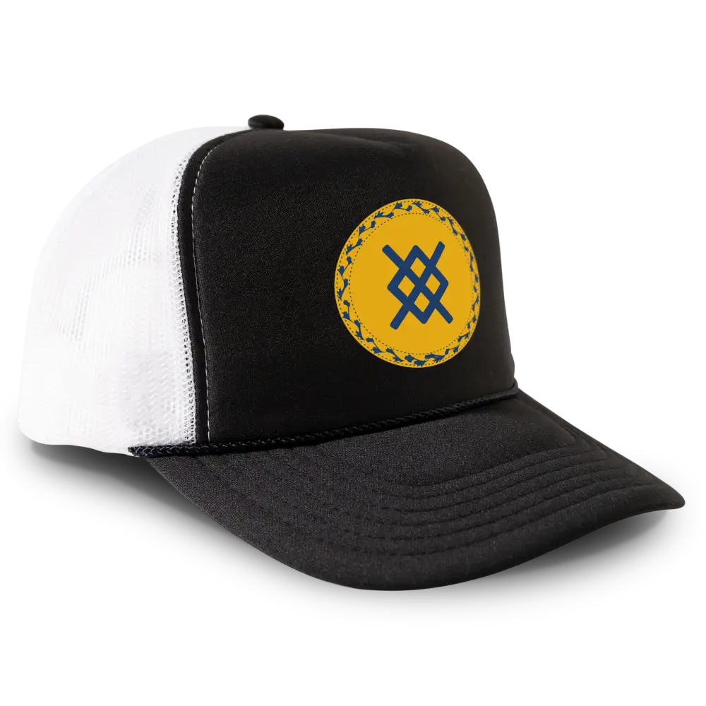 Midsommar Inguz Gebo Rune Snapback Hat Cap - Trucker Hat