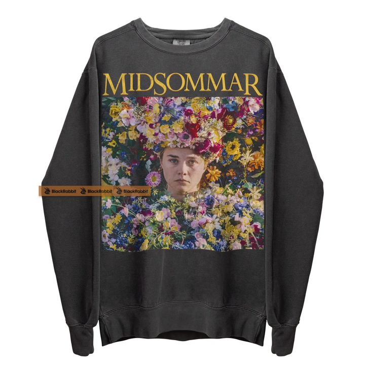 Gray Midsommar sweatshirt.