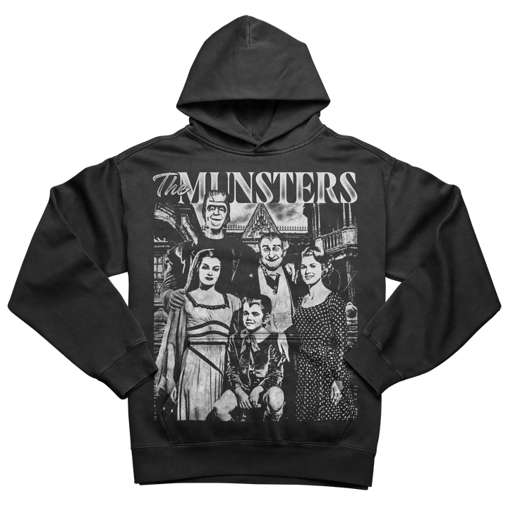 Black ’The Munsters’ graphic hoodie.