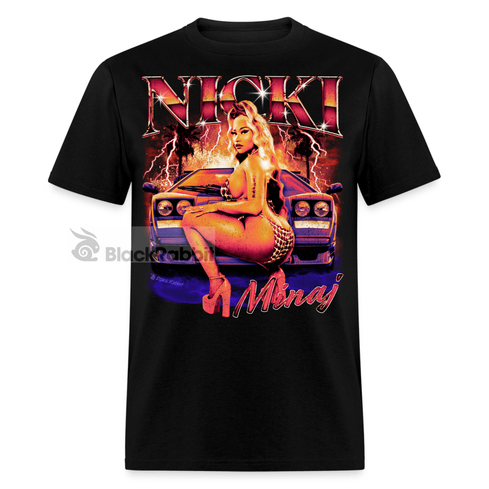 Nicki Minaj Retro Vintage Bootleg Unisex Classic T-Shirt - black