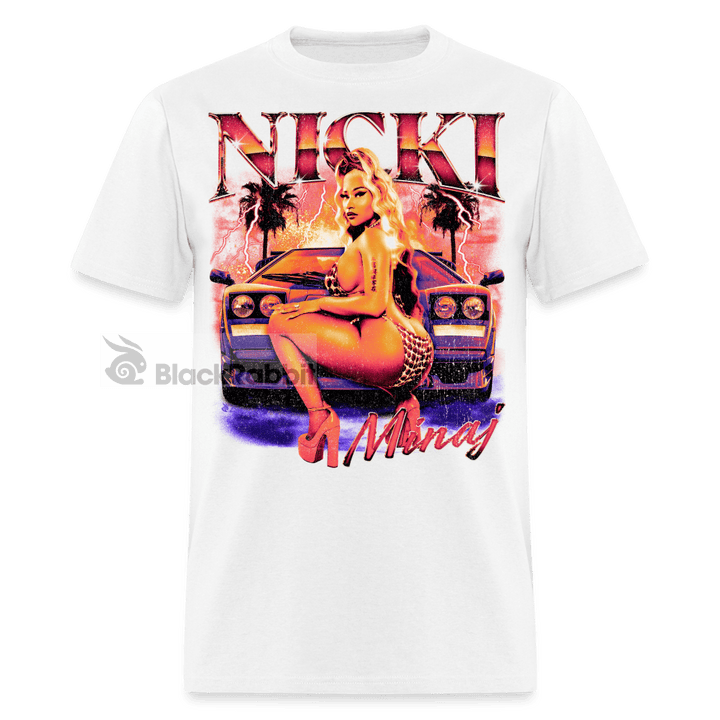 Nicki Minaj Retro Vintage Bootleg Unisex Classic T-Shirt - white