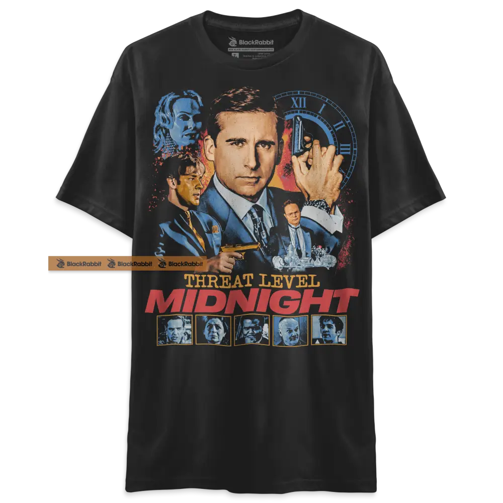 The Office Threat Level Midnight Retro Vintage Unisex