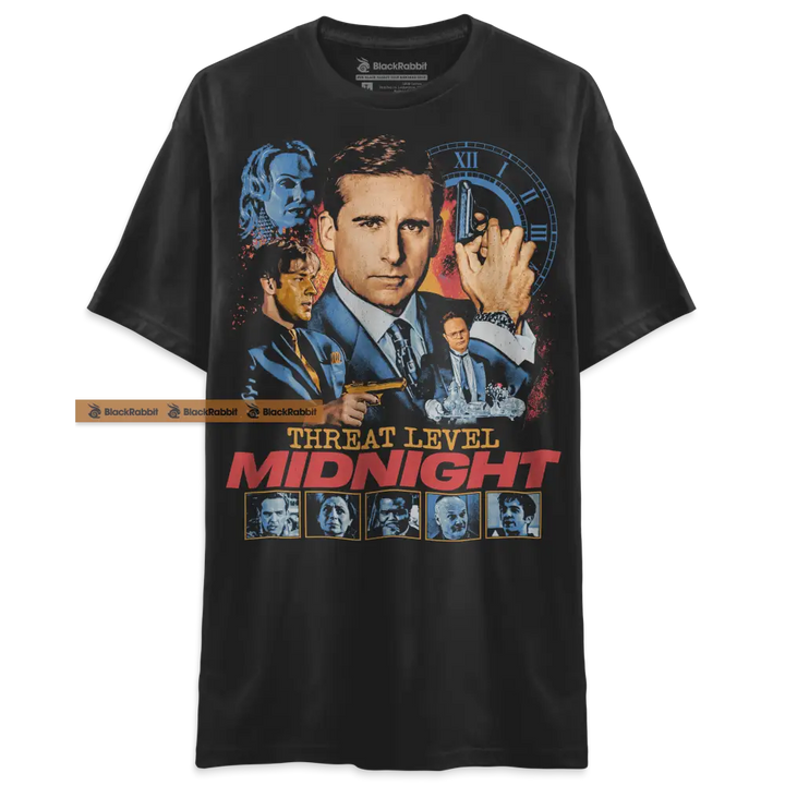 The Office Threat Level Midnight Retro Vintage Unisex