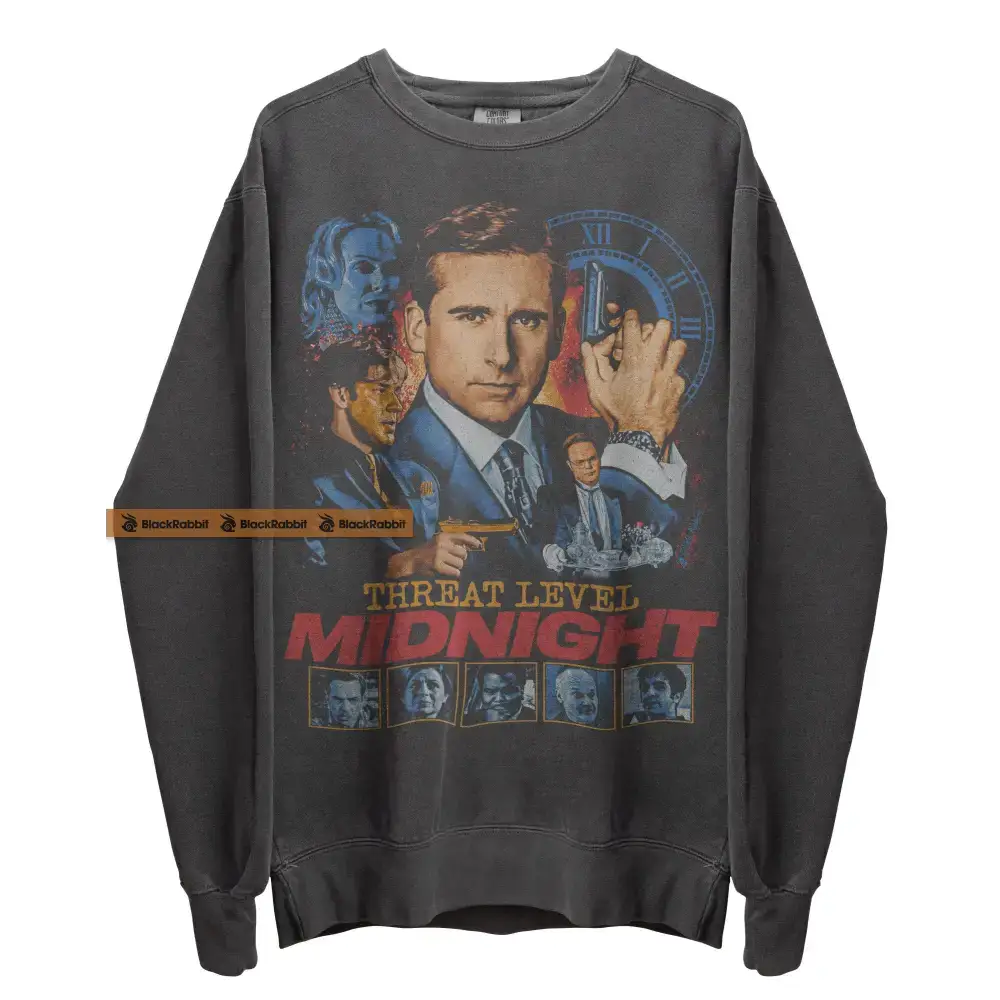 The Office Threat Level Midnight Retro Vintage Unisex