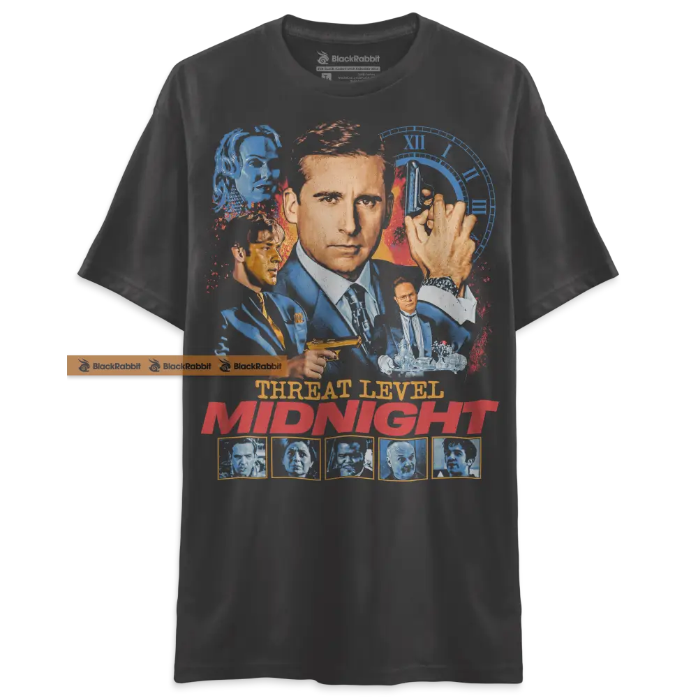 The Office Threat Level Midnight Retro Vintage Unisex