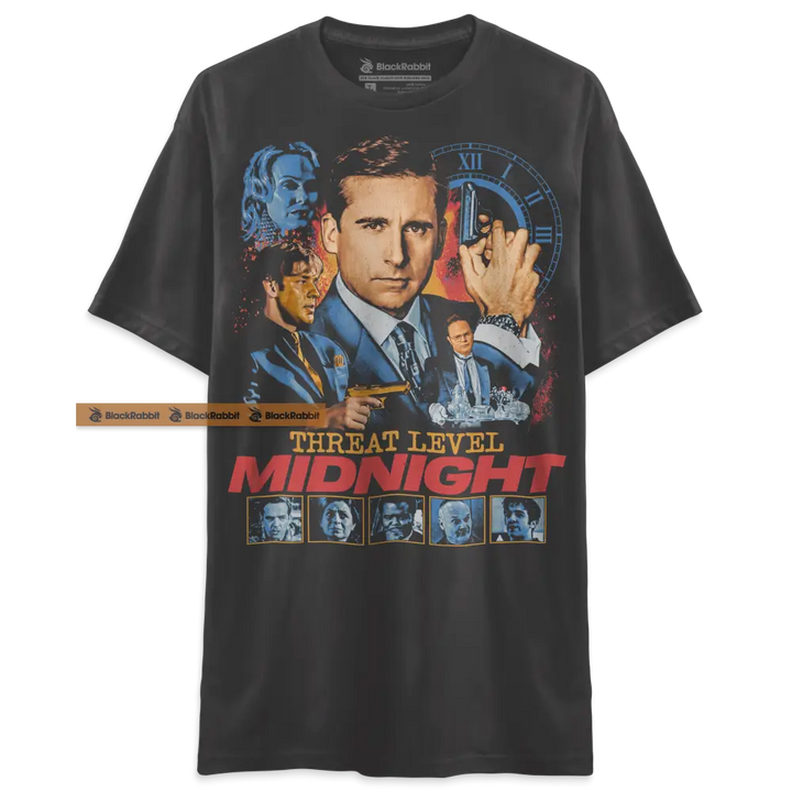 The Office Threat Level Midnight Retro Vintage Unisex