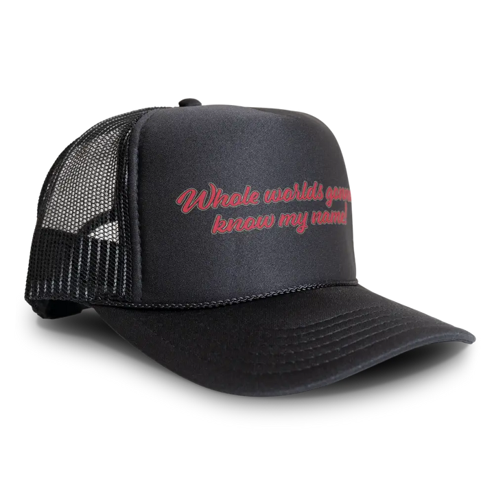 Pearl X Whole Worlds Gonna Know My Name Snapback Hat Cap