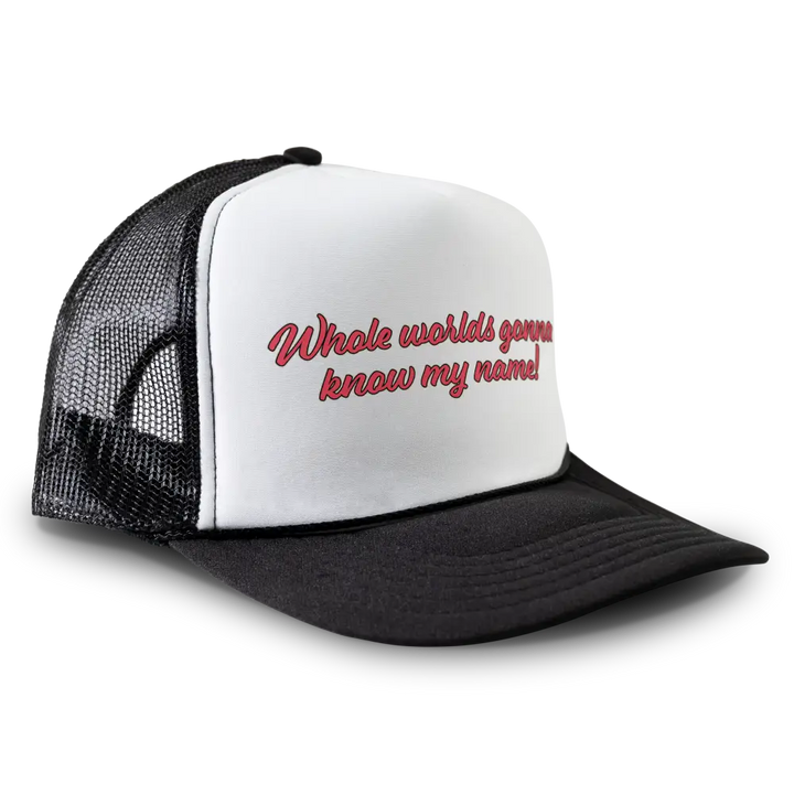 Pearl X Whole Worlds Gonna Know My Name Snapback Hat Cap