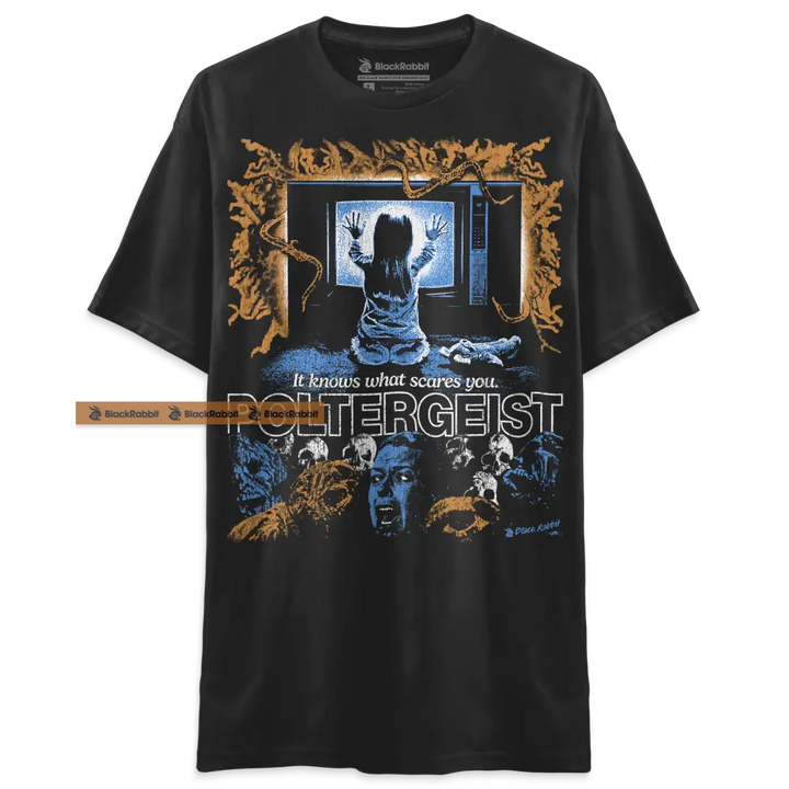 Poltergeist 1982 80s Horror Unisex Classic T-Shirt - black