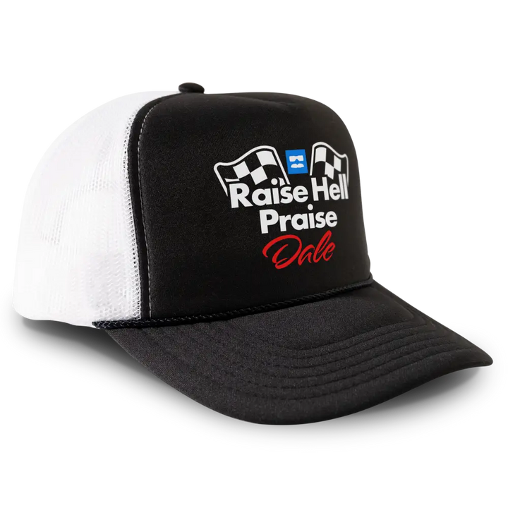 Raise Hell Praise Dale Hat Retro 90s Snapback Cap - Trucker