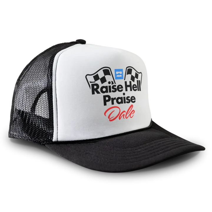 Raise Hell Praise Dale Hat Retro 90s Snapback Cap - Trucker