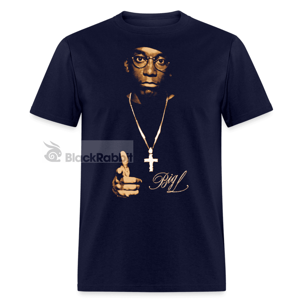 Big L 90s Y2K Hip-Hop Retro Vintage Bootleg Unisex Classic T-Shirt - navy
