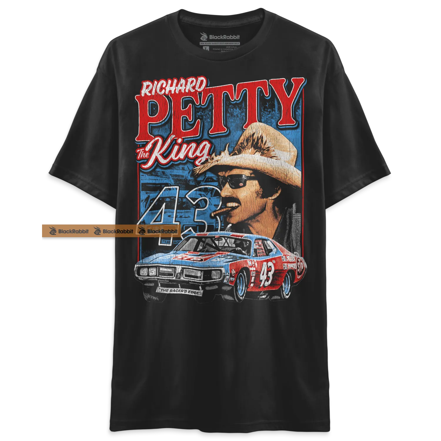 Black Rabbit - Richard Petty The King 43 90s Recreation Retro Vintage ...