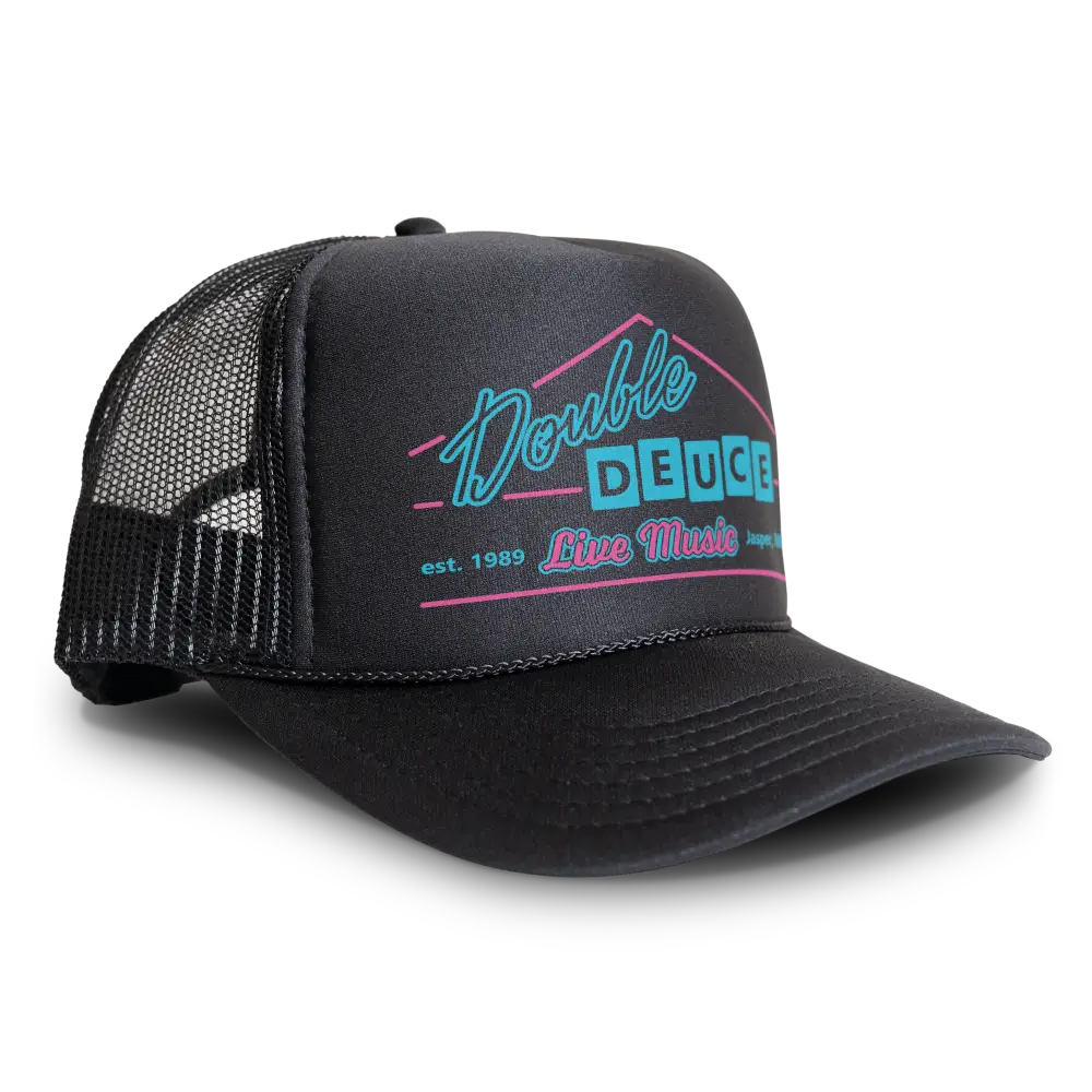 Road House Double Deuce Logo Retro 80s Snapback Cap