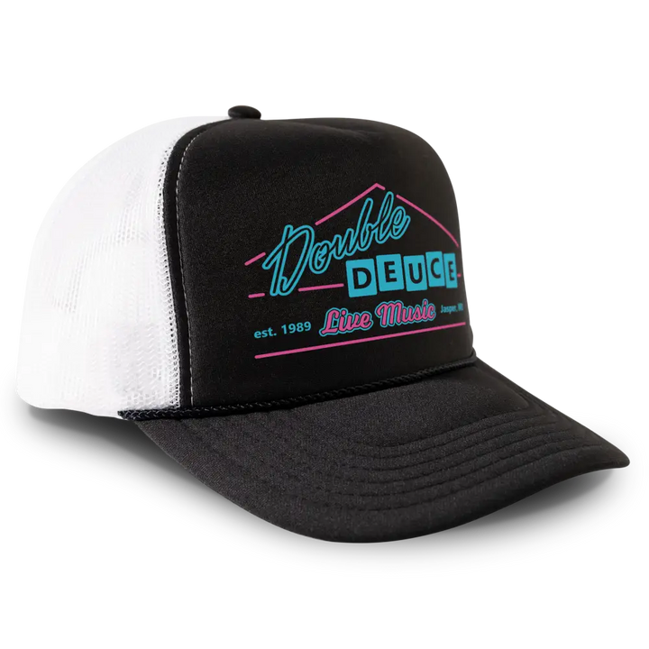 Road House Double Deuce Logo Retro 80s Snapback Cap