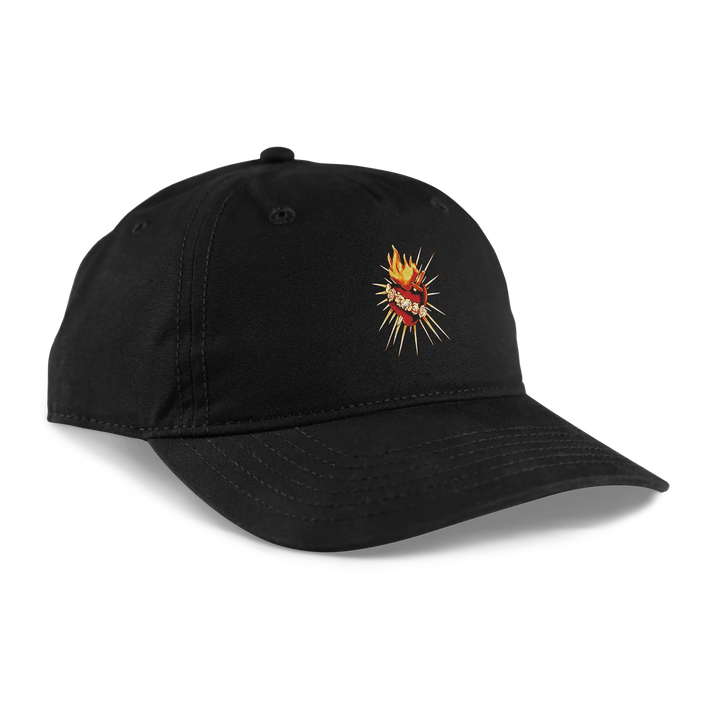 Unstructured Dad Hat with sacred heart design 