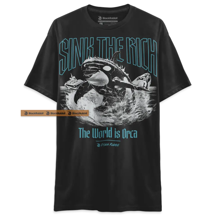 Sink The Rich - The World Is Orca Killer Whale Unisex