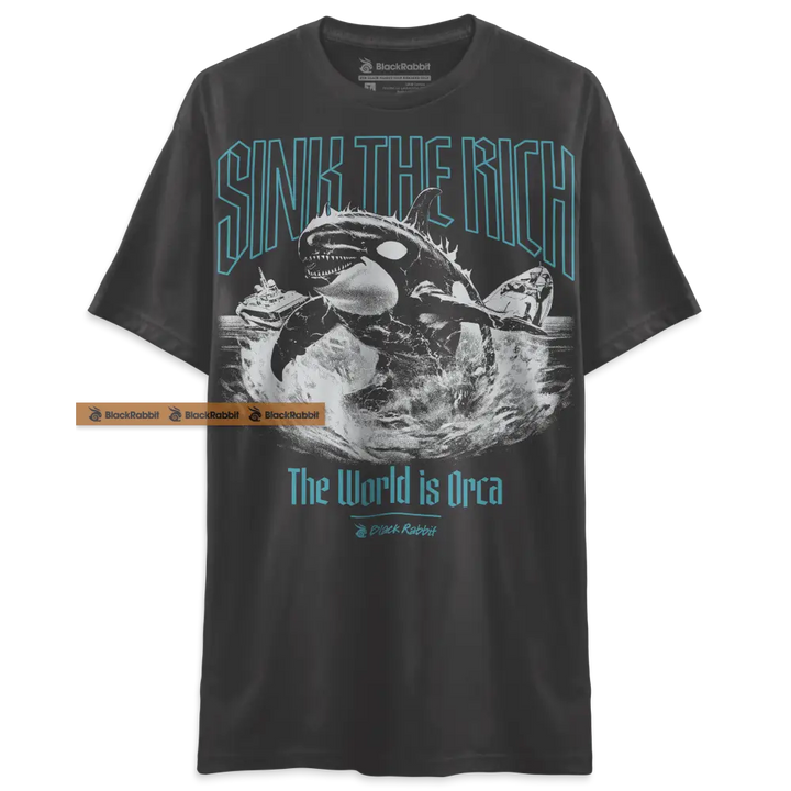 Sink The Rich - The World Is Orca Killer Whale Unisex