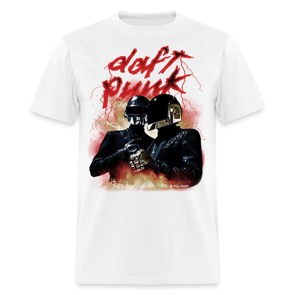 Daft Punk Retro Vintage Bootleg Unisex Classic T-Shirt - white