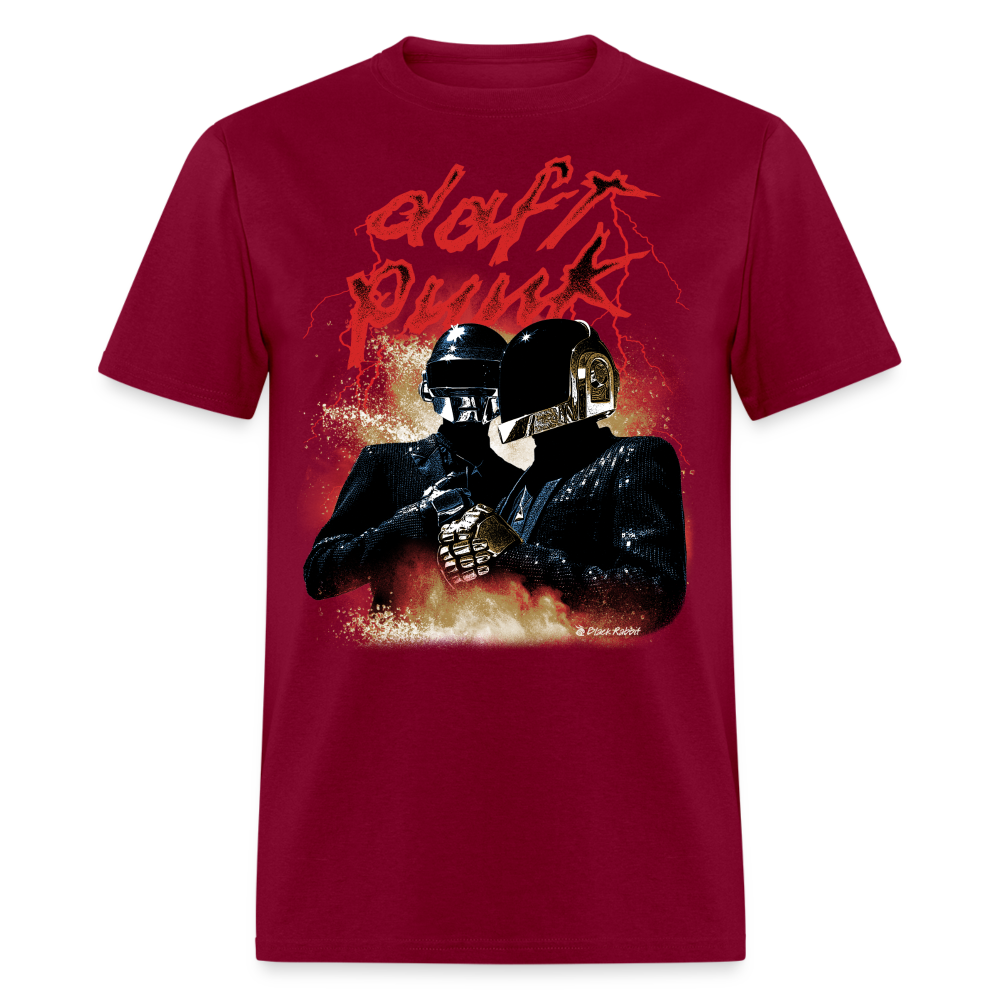 Daft Punk Retro Vintage Bootleg Unisex Classic T-Shirt - burgundy