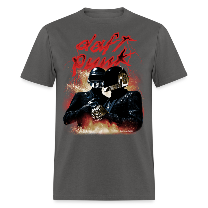 Daft Punk Retro Vintage Bootleg Unisex Classic T-Shirt - charcoal