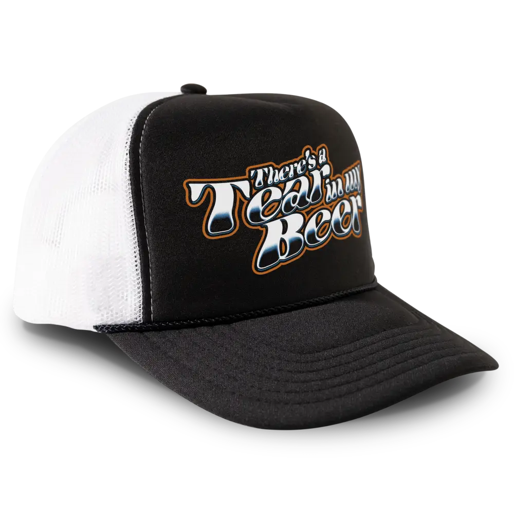 There’s A Tear In My Beer Snapback Hat Cap - Trucker Hat