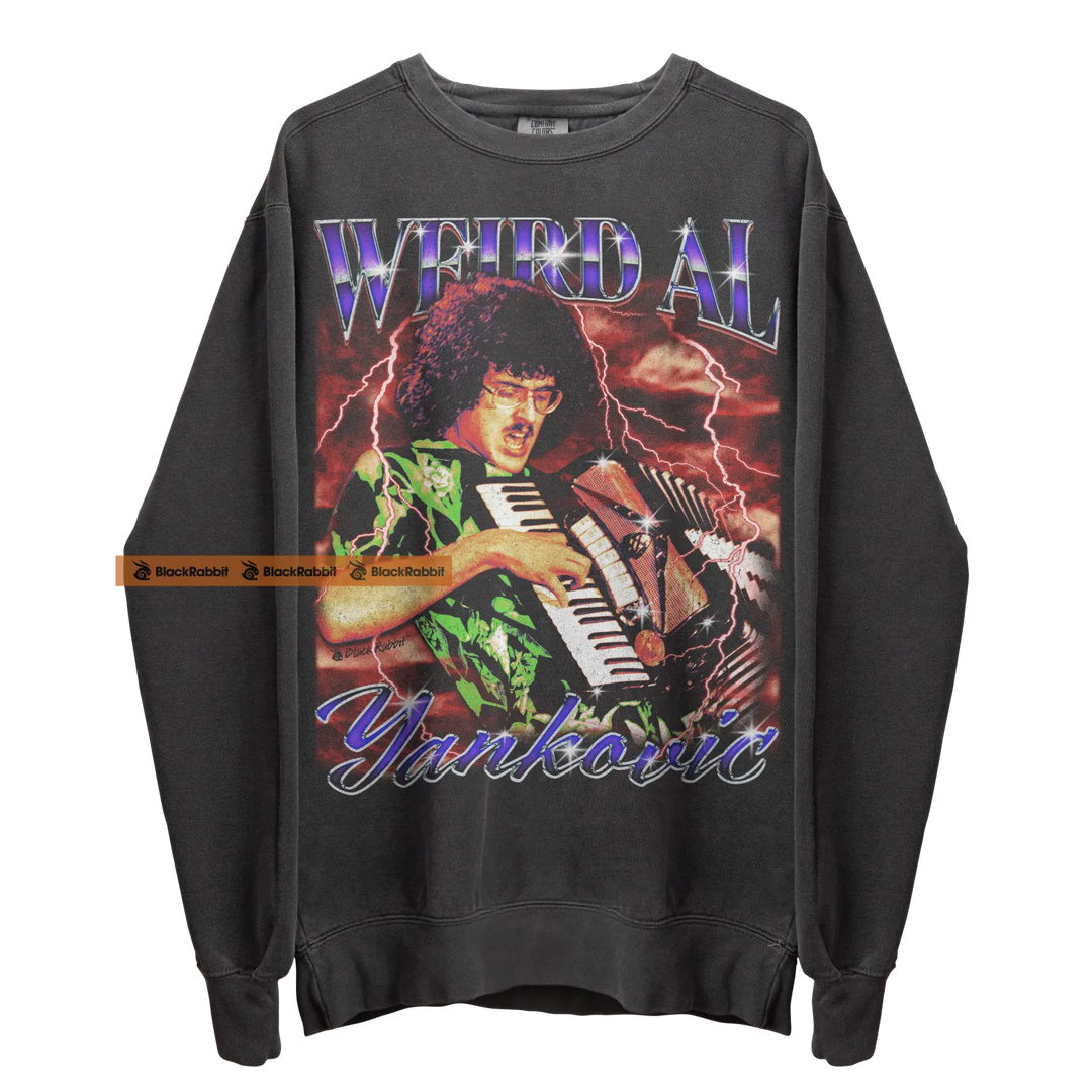 Weird Al’ Yankovic graphic sweatshirt.