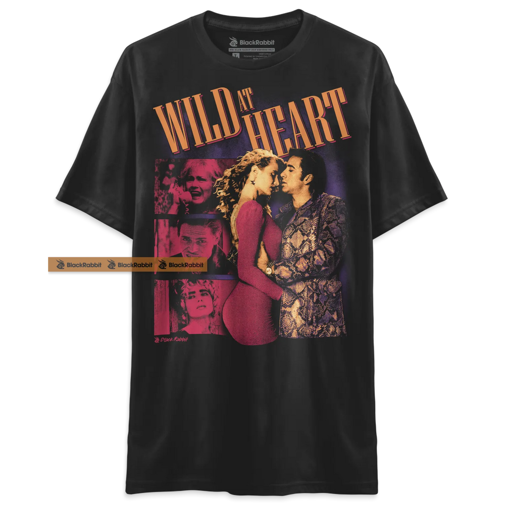 Two t-shirts with ’Wild at Heart’ design.