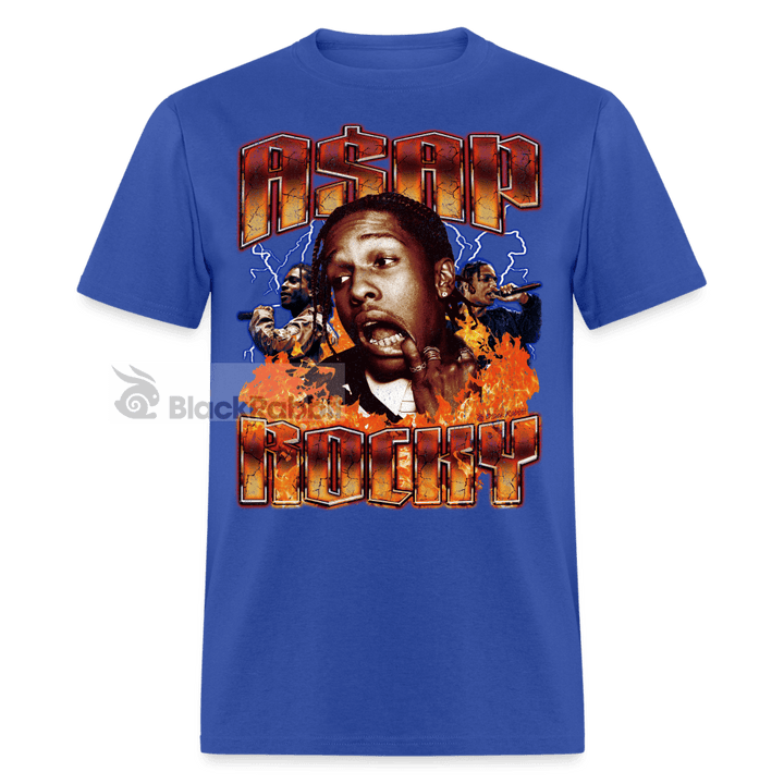 ASAP Rocky Retro Vintage Bootleg Unisex Classic T-Shirt - royal blue