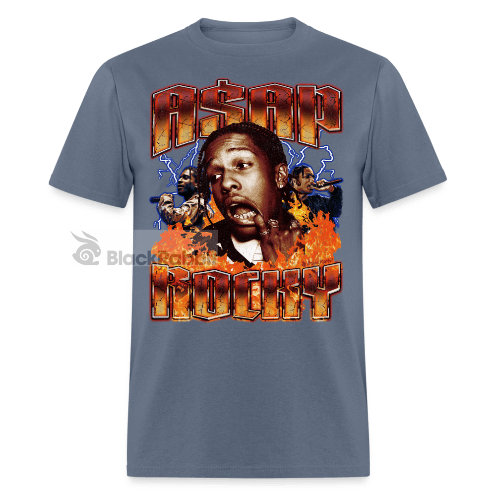 ASAP Rocky Retro Vintage Bootleg Unisex Classic T-Shirt - denim