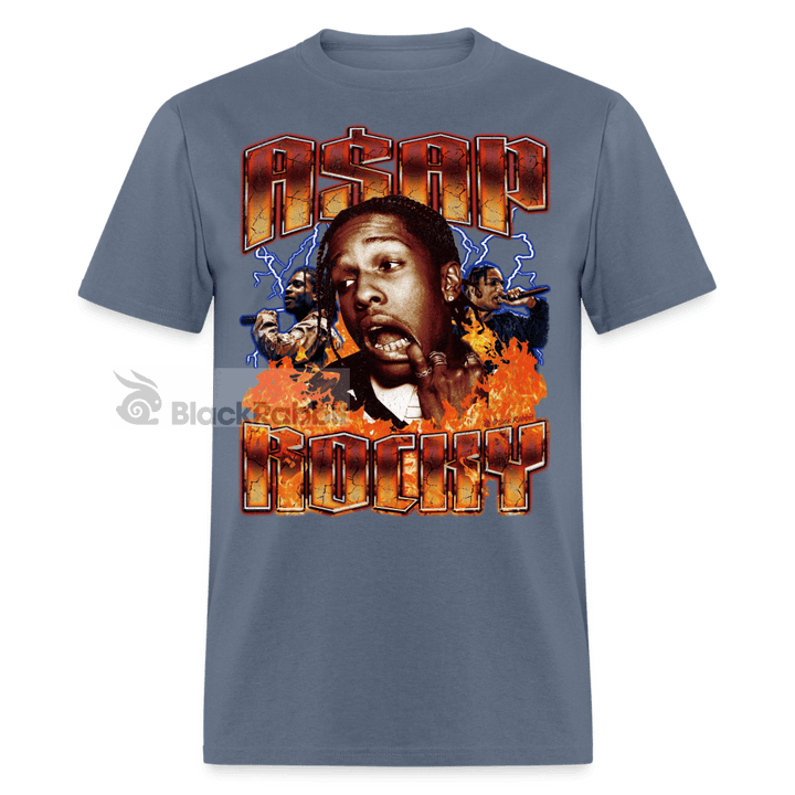 ASAP Rocky Retro Vintage Bootleg Unisex Classic T-Shirt - denim