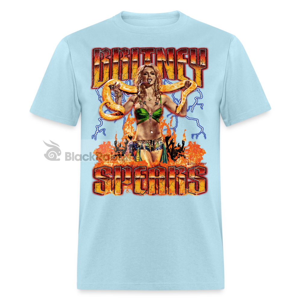 Britney Spears Snake Slave 4 U Retro Vintage Bootleg Unisex Classic T-Shirt - powder blue