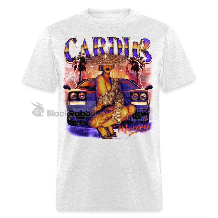 Cardi B Retro Vintage Bootleg Unisex Classic T-Shirt - light heather gray