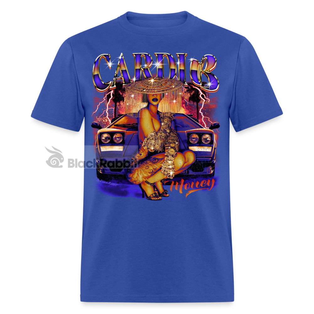 Cardi B Retro Vintage Bootleg Unisex Classic T-Shirt - royal blue