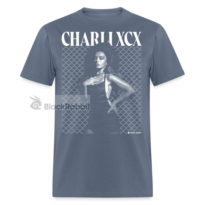 Charli XCX Glamour Noir Retro Vintage Bootleg Unisex Classic T-Shirt - denim