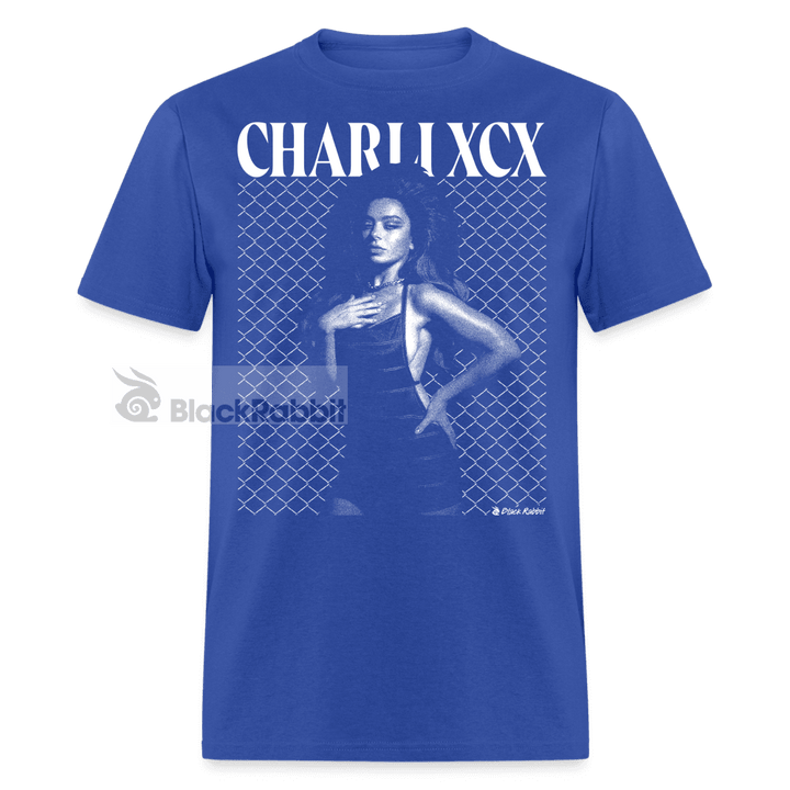Charli XCX Glamour Noir Retro Vintage Bootleg Unisex Classic T-Shirt - royal blue