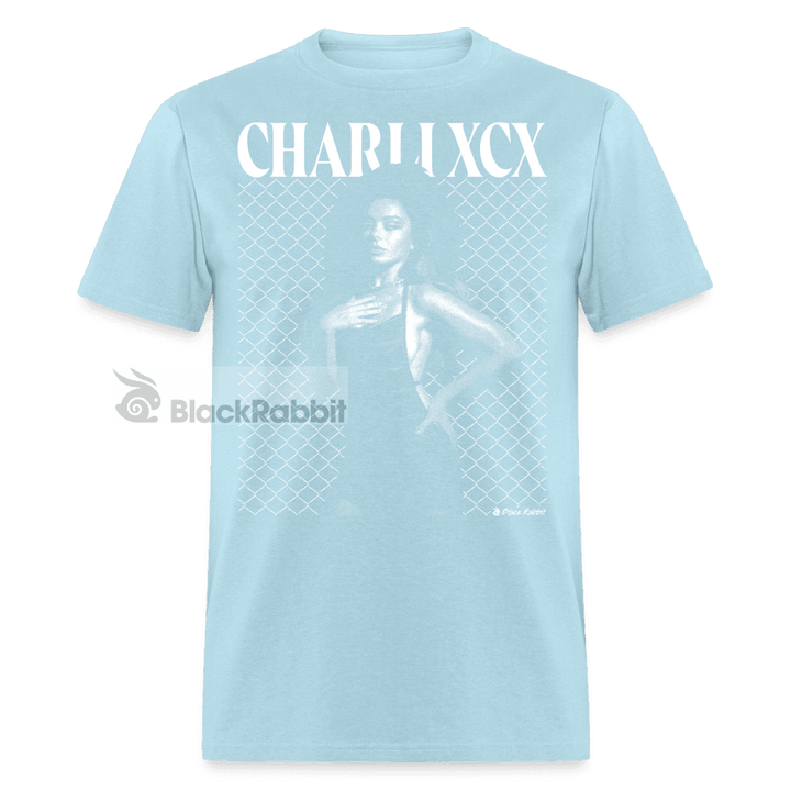 Charli XCX Glamour Noir Retro Vintage Bootleg Unisex Classic T-Shirt - powder blue